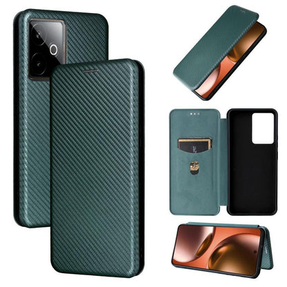 Carbon Fiber Texture Flip Leather Phone Case, For Realme Note 80 4G, For Realme 16 5G, For Realme 16 Pro+ 5G, For Realme 15x 5G India / C85 5G, For Realme C85 Pro 4G, For Realme 15T 5G, For Realme 15 5G / Realme 15 Pro 5G, For Realme GT 7 Global       ...