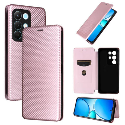 Carbon Fiber Texture Flip Leather Phone Case, For Realme Note 80 4G, For Realme 16 5G, For Realme 16 Pro+ 5G, For Realme 15x 5G India / C85 5G, For Realme C85 Pro 4G, For Realme 15T 5G, For Realme 15 5G / Realme 15 Pro 5G, For Realme GT 7 Global       ...