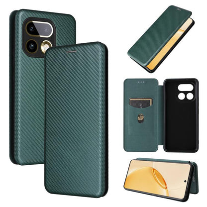 Carbon Fiber Texture Flip Leather Phone Case, For Realme Note 80 4G, For Realme 16 5G, For Realme 16 Pro+ 5G, For Realme 15x 5G India / C85 5G, For Realme C85 Pro 4G, For Realme 15T 5G, For Realme 15 5G / Realme 15 Pro 5G, For Realme GT 7 Global       ...