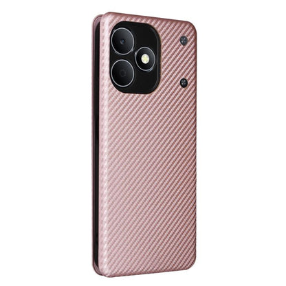 Carbon Fiber Texture Flip Leather Phone Case, For Realme Note 80 4G, For Realme 16 5G, For Realme 16 Pro+ 5G, For Realme 15x 5G India / C85 5G, For Realme C85 Pro 4G, For Realme 15T 5G, For Realme 15 5G / Realme 15 Pro 5G, For Realme GT 7 Global       ...