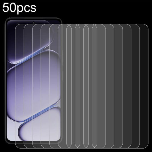 50pcs 0.26mm 9H 2.5D Tempered Glass Film, For OnePlus Nord CE6 Lite, For OnePlus Nord 6 5G, For OnePlus 15T, For OnePlus Turbo 6V / Turbo 6, For OnePlus Nord 5, For OnePlus Ace 5 Ultra, For OnePlus Ace 5 Racing, For OnePlus 13s, For OnePlus 13T        ...