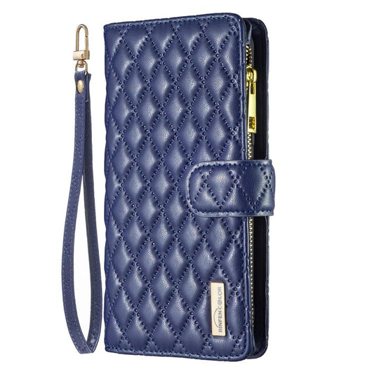 Diamond Lattice Zipper Wallet Leather Flip Phone Case, For iPhone 17 Pro Max, For iPhone 17 Pro, For iPhone 17, For iPhone 17 Air, For iPhone 16 Pro Max, For iPhone 16 Pro, For iPhone 16 Plus, For iPhone 16, For iPhone 15 Pro Max, For iPhone 15 Pro����...
