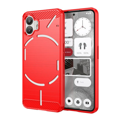 Carbon Fiber Brushed Texture TPU Phone Case, For Nothing Phone 4a Pro, For Nothing Phone 4a, For Nothing Phone 3a Lite, For Nothing Phone 3, For Nothing CMF Phone 2 Pro, For Nothing Phone 3a, For Nothing Phone 3a Pro, For Nothing CMF Phone 1           ...