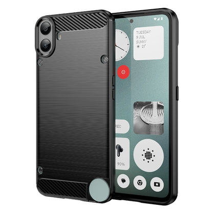 Carbon Fiber Brushed Texture TPU Phone Case, For Nothing Phone 4a Pro, For Nothing Phone 4a, For Nothing Phone 3a Lite, For Nothing Phone 3, For Nothing CMF Phone 2 Pro, For Nothing Phone 3a, For Nothing Phone 3a Pro, For Nothing CMF Phone 1           ...