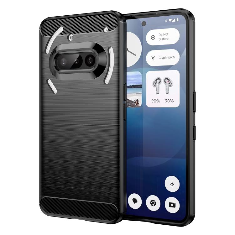 Carbon Fiber Brushed Texture TPU Phone Case, For Nothing Phone 4a Pro, For Nothing Phone 4a, For Nothing Phone 3a Lite, For Nothing Phone 3, For Nothing CMF Phone 2 Pro, For Nothing Phone 3a, For Nothing Phone 3a Pro, For Nothing CMF Phone 1           ...