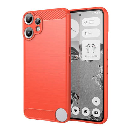 Carbon Fiber Brushed Texture TPU Phone Case, For Nothing Phone 4a Pro, For Nothing Phone 4a, For Nothing Phone 3a Lite, For Nothing Phone 3, For Nothing CMF Phone 2 Pro, For Nothing Phone 3a, For Nothing Phone 3a Pro, For Nothing CMF Phone 1           ...