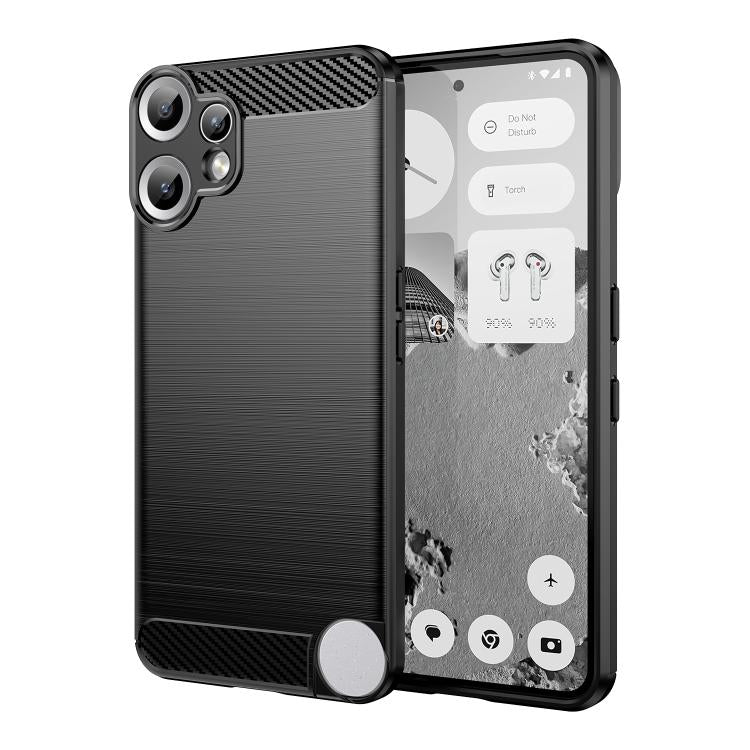 Carbon Fiber Brushed Texture TPU Phone Case, For Nothing Phone 4a Pro, For Nothing Phone 4a, For Nothing Phone 3a Lite, For Nothing Phone 3, For Nothing CMF Phone 2 Pro, For Nothing Phone 3a, For Nothing Phone 3a Pro, For Nothing CMF Phone 1           ...