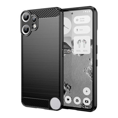 Carbon Fiber Brushed Texture TPU Phone Case, For Nothing Phone 4a Pro, For Nothing Phone 4a, For Nothing Phone 3a Lite, For Nothing Phone 3, For Nothing CMF Phone 2 Pro, For Nothing Phone 3a, For Nothing Phone 3a Pro, For Nothing CMF Phone 1           ...