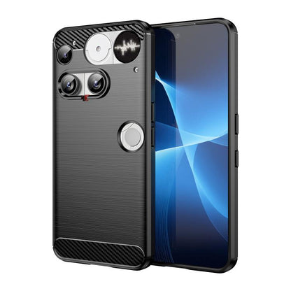 Carbon Fiber Brushed Texture TPU Phone Case, For Nothing Phone 4a Pro, For Nothing Phone 4a, For Nothing Phone 3a Lite, For Nothing Phone 3, For Nothing CMF Phone 2 Pro, For Nothing Phone 3a, For Nothing Phone 3a Pro, For Nothing CMF Phone 1           ...