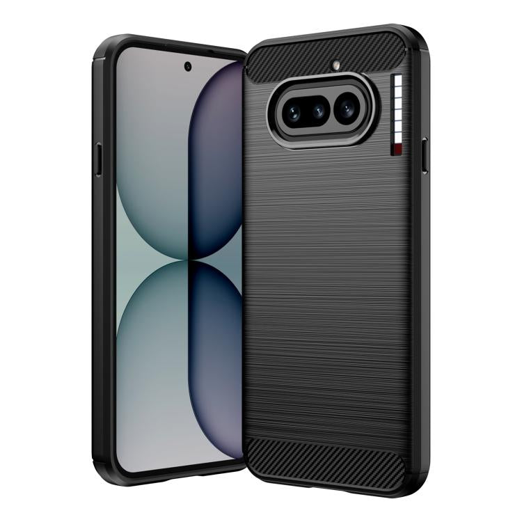 Carbon Fiber Brushed Texture TPU Phone Case, For Nothing Phone 4a Pro, For Nothing Phone 4a, For Nothing Phone 3a Lite, For Nothing Phone 3, For Nothing CMF Phone 2 Pro, For Nothing Phone 3a, For Nothing Phone 3a Pro, For Nothing CMF Phone 1           ...