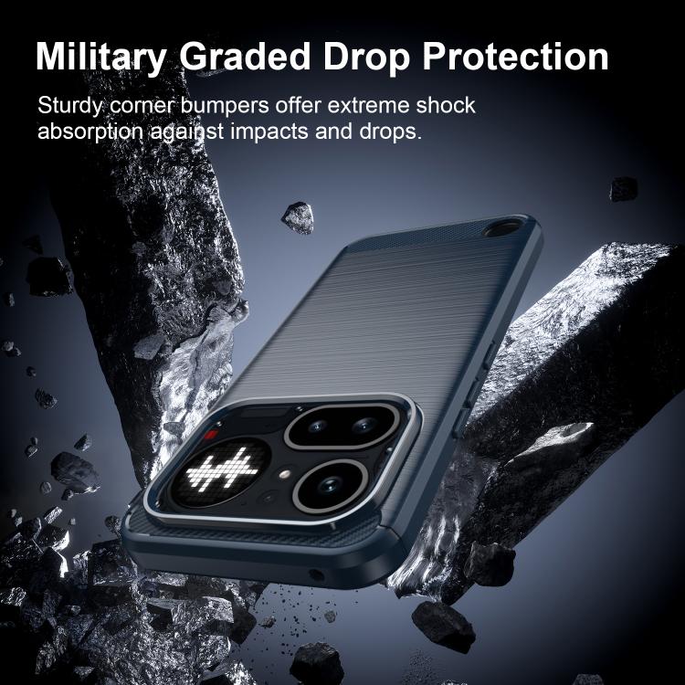 Carbon Fiber Brushed Texture TPU Phone Case, For Nothing Phone 4a Pro, For Nothing Phone 4a, For Nothing Phone 3a Lite, For Nothing Phone 3, For Nothing CMF Phone 2 Pro, For Nothing Phone 3a, For Nothing Phone 3a Pro, For Nothing CMF Phone 1           ...