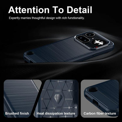 Carbon Fiber Brushed Texture TPU Phone Case, For Nothing Phone 4a Pro, For Nothing Phone 4a, For Nothing Phone 3a Lite, For Nothing Phone 3, For Nothing CMF Phone 2 Pro, For Nothing Phone 3a, For Nothing Phone 3a Pro, For Nothing CMF Phone 1           ...