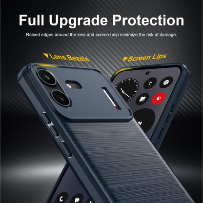 Carbon Fiber Brushed Texture TPU Phone Case, For Nothing Phone 4b, For Nothing Phone 4a Pro, For Nothing Phone 4a, For Nothing Phone 3a Lite, For Nothing Phone 3, For Nothing CMF Phone 2 Pro, For Nothing Phone 3a, For Nothing Phone 3a Pro              ...