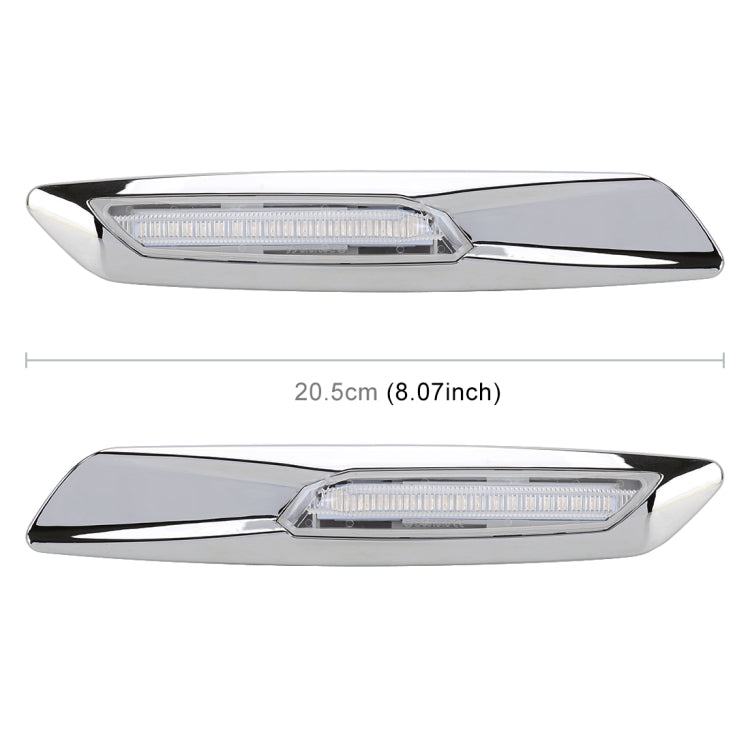 2 PCS Car Fender Light  LED Leaf Board Side DC12V / 1.7W for BMW, Yellow Light, A, C, D, F