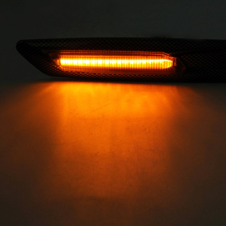 2 PCS Car Fender Light  LED Leaf Board Side DC12V / 1.7W for BMW, Yellow Light, A, C, D, F