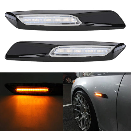 2 PCS Car Fender Light  LED Leaf Board Side DC12V / 1.7W for BMW, Yellow Light, A, C, D, F
