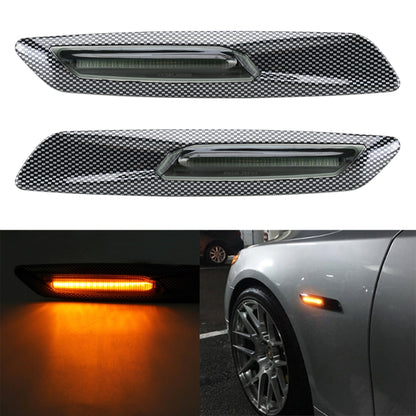 2 PCS Car Fender Light  LED Leaf Board Side DC12V / 1.7W for BMW, Yellow Light, A, C, D, F