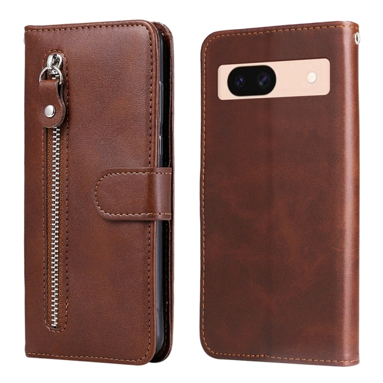 Fashion Calf Texture Zipper Leather Phone Case, For Google Pixel 11 Pro XL, For Google Pixel 11 / Pixel 11 Pro, For Google Pixel 10a, For Google Pixel 9a, For Google Pixel 9 Pro, For Google Pixel 9, For Google Pixel 8a, For Google Pixel 8 Pro          ...