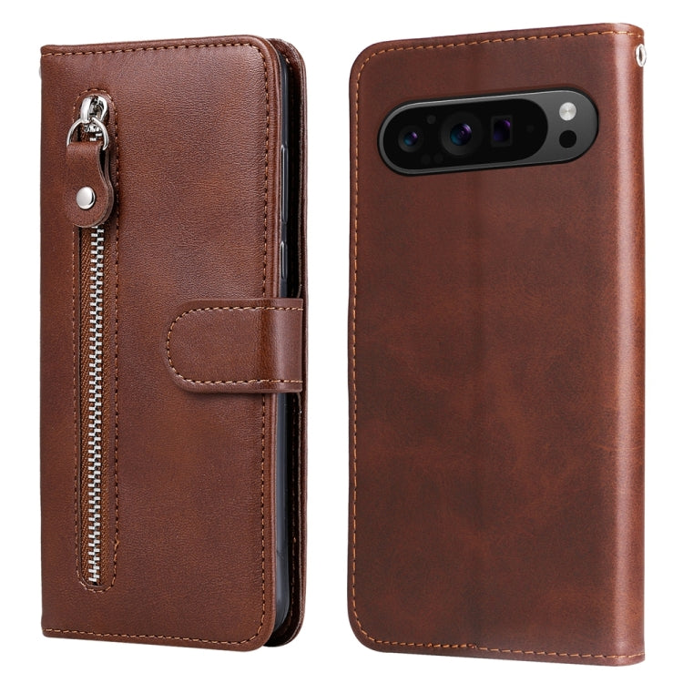Fashion Calf Texture Zipper Leather Phone Case, For Google Pixel 11 Pro XL, For Google Pixel 11 / Pixel 11 Pro, For Google Pixel 10a, For Google Pixel 9a, For Google Pixel 9 Pro, For Google Pixel 9, For Google Pixel 8a, For Google Pixel 8 Pro          ...