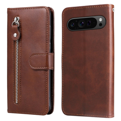 Fashion Calf Texture Zipper Leather Phone Case, For Google Pixel 11 Pro XL, For Google Pixel 11 / Pixel 11 Pro, For Google Pixel 10a, For Google Pixel 9a, For Google Pixel 9 Pro, For Google Pixel 9, For Google Pixel 8a, For Google Pixel 8 Pro          ...