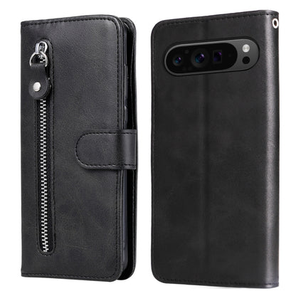 Fashion Calf Texture Zipper Leather Phone Case, For Google Pixel 11 Pro XL, For Google Pixel 11 / Pixel 11 Pro, For Google Pixel 10a, For Google Pixel 9a, For Google Pixel 9 Pro, For Google Pixel 9, For Google Pixel 8a, For Google Pixel 8 Pro          ...