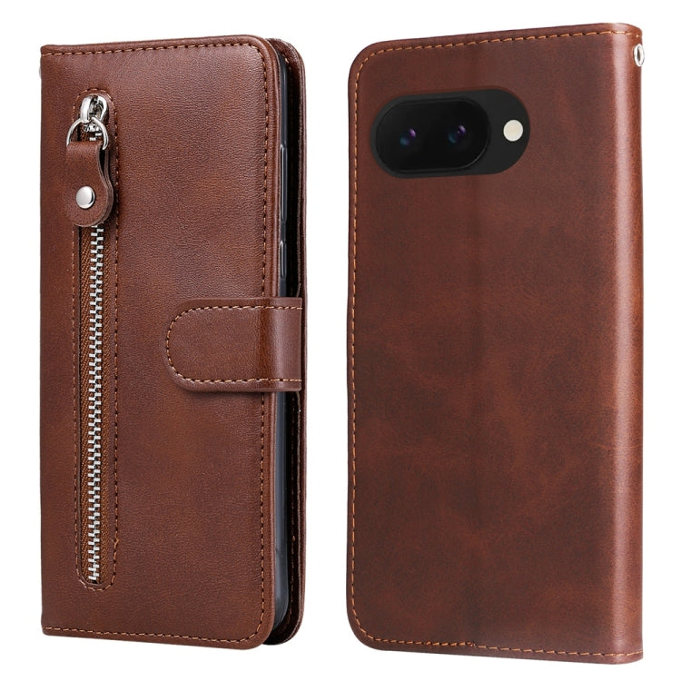 Fashion Calf Texture Zipper Leather Phone Case, For Google Pixel 11 Pro XL, For Google Pixel 11 / Pixel 11 Pro, For Google Pixel 10a, For Google Pixel 9a, For Google Pixel 9 Pro, For Google Pixel 9, For Google Pixel 8a, For Google Pixel 8 Pro          ...