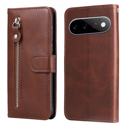 Fashion Calf Texture Zipper Leather Phone Case, For Google Pixel 11 Pro XL, For Google Pixel 11 / Pixel 11 Pro, For Google Pixel 10a, For Google Pixel 9a, For Google Pixel 9 Pro, For Google Pixel 9, For Google Pixel 8a, For Google Pixel 8 Pro          ...