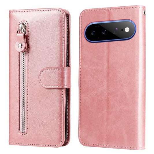 Fashion Calf Texture Zipper Leather Phone Case, For Google Pixel 11 Pro XL, For Google Pixel 11 / Pixel 11 Pro, For Google Pixel 10a, For Google Pixel 9a, For Google Pixel 9 Pro, For Google Pixel 9, For Google Pixel 8a, For Google Pixel 8 Pro