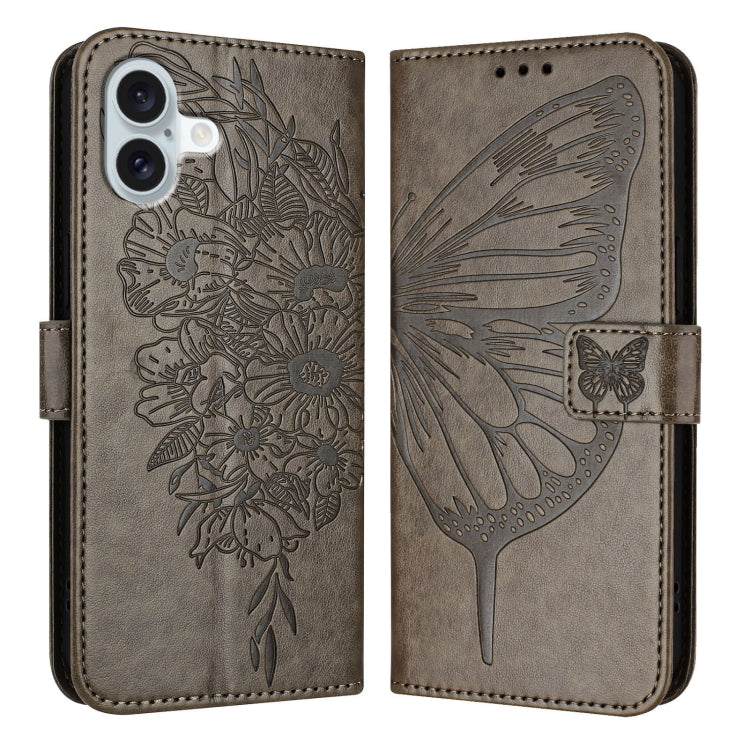 Embossed Butterfly Leather Phone Case
