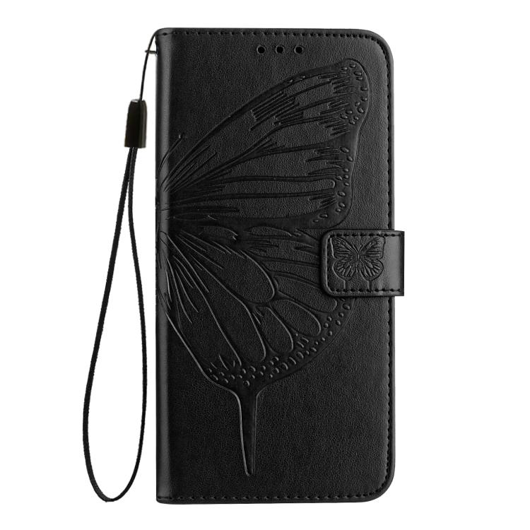 Embossed Butterfly Leather Phone Case