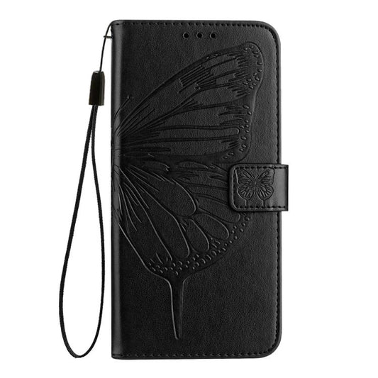 Embossed Butterfly Leather Phone Case