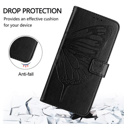 Embossed Butterfly Leather Phone Case
