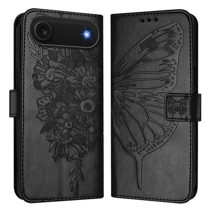 Embossed Butterfly Leather Phone Case