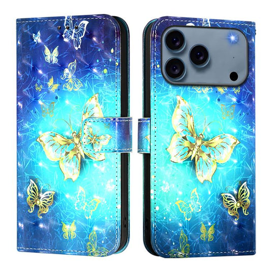 Horizontale Flip-Leder-Handyhülle mit 3D-Malerei, für iPhone 17e / 16e, für iPhone 17 Pro Max, für iPhone 17 Pro, für iPhone 17, für iPhone Air, für iPhone 16 Pro Max, für iPhone 16 Pro, für iPhone 16 Plus, für iPhone 16, für iPhone 15 Pro Max