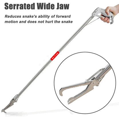 Foldable Multipurpose Stainless Steel Eel Loach Clamp Grab Tool, 1.2m, 1.5m, 2m