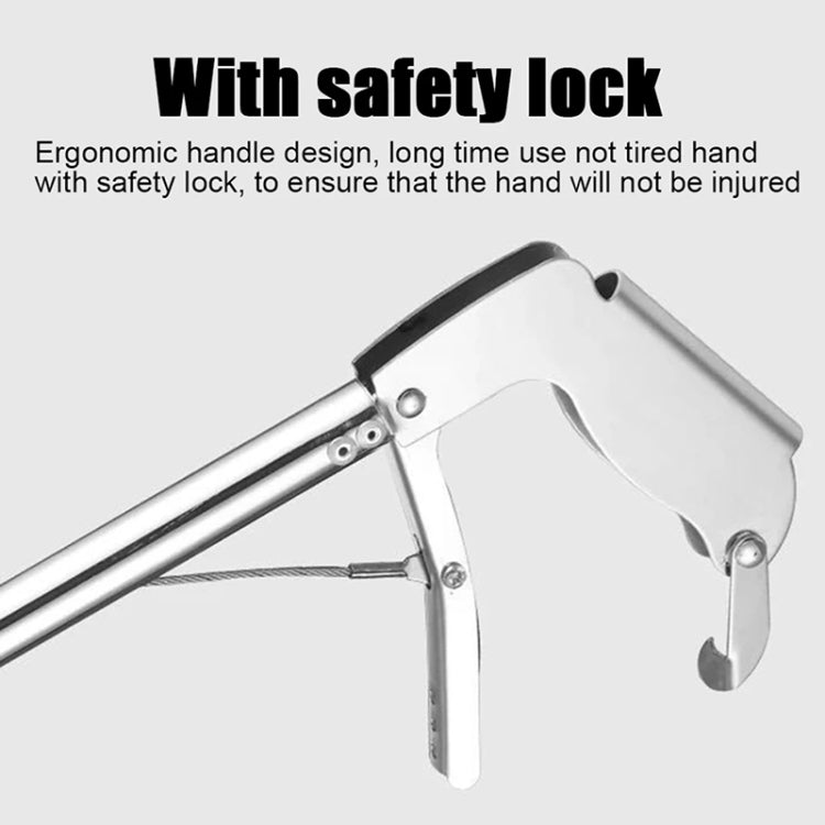 Foldable Multipurpose Stainless Steel Eel Loach Clamp Grab Tool, 1.2m, 1.5m, 2m