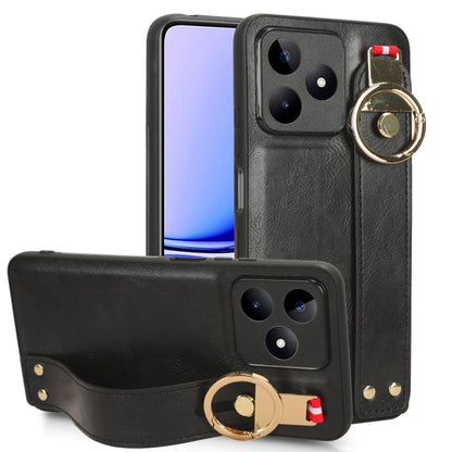 Wristband Leather Back Phone Case, For Realme C75, For Realme 13 Pro 5G, For Realme C63 4G / C61 4G, For Realme Narzo N63 4G, For Realme 11 4G Global, For Realme 11 5G Global, For Realme C53 4G / Narzo N53, For Realme 11 Pro / 11 Pro+