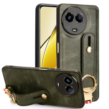 Wristband Leather Back Phone Case, For Realme C75, For Realme 13 Pro 5G, For Realme C63 4G / C61 4G, For Realme Narzo N63 4G, For Realme 11 4G Global, For Realme 11 5G Global, For Realme C53 4G / Narzo N53, For Realme 11 Pro / 11 Pro+