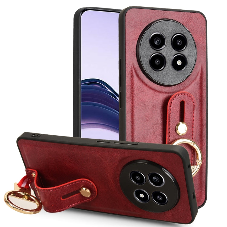 Wristband Leather Back Phone Case, For Realme C75, For Realme 13 Pro 5G, For Realme C63 4G / C61 4G, For Realme Narzo N63 4G, For Realme 11 4G Global, For Realme 11 5G Global, For Realme C53 4G / Narzo N53, For Realme 11 Pro / 11 Pro+