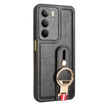 Wristband Leather Back Phone Case, For Realme C75, For Realme 13 Pro 5G, For Realme C63 4G / C61 4G, For Realme Narzo N63 4G, For Realme 11 4G Global, For Realme 11 5G Global, For Realme C53 4G / Narzo N53, For Realme 11 Pro / 11 Pro+