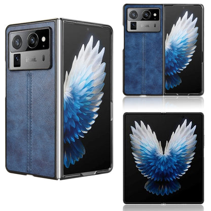 Cow Pattern Sewing Back Cover Phone Case, For Tecno Phantom V Flip2, For Tecno Phantom V Fold2, For Tecno Phantom V Flip, For Tecno Phantom V Fold