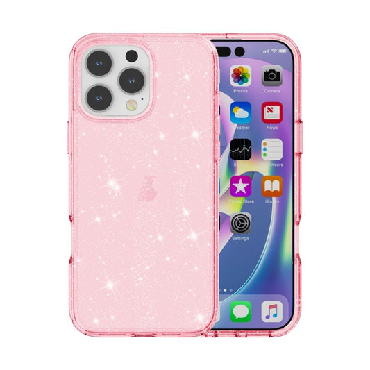 Shockproof Terminator Glitter Powder Phone Case, For iPhone 16 Pro Max, For iPhone 16 Pro, For iPhone 16 Plus, For iPhone 16, iPhone 16e, For iPhone 15 Pro Max, For iPhone 15 Pro, For iPhone 15 Plus, For iPhone 15