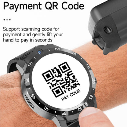 MT27 4G+64G 1.6 inch IP67 Waterproof 4G Android 8.1 Smart Watch Support Heart Rate / GPS, Leather Band