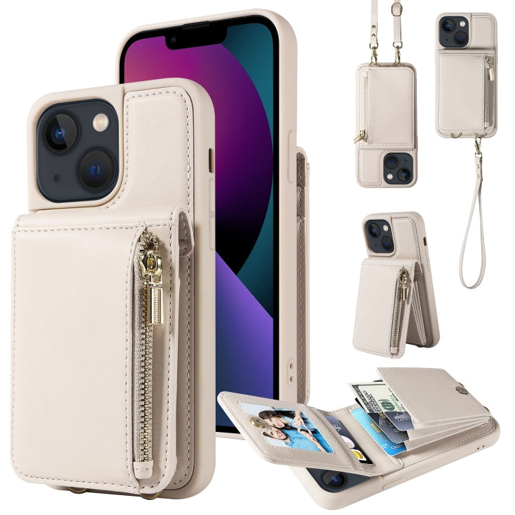Crossbody Lanyard Zipper Wallet Leather Phone Case, For iPhone 13, For iPhone 12 / 12 Pro, For iPhone 12 Pro Max, For iPhone 11 Pro Max, For iPhone 11, For iPhone 11 Pro, For iPhone X / XS, For iPhone XR, For iPhone XS Max, For iPhone 7 Plus / 8 Plus