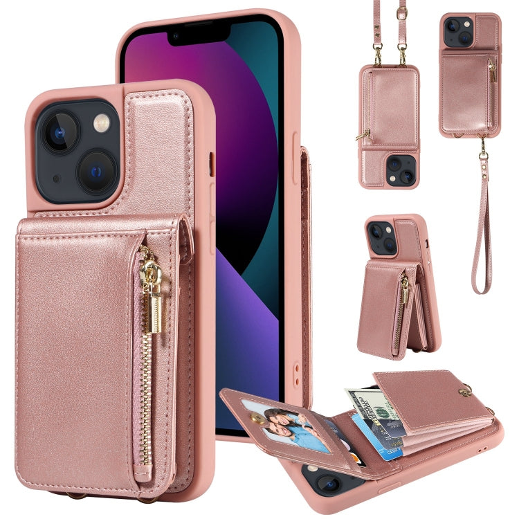 Crossbody Lanyard Zipper Wallet Leather Phone Case, For iPhone 13, For iPhone 12 / 12 Pro, For iPhone 12 Pro Max, For iPhone 11 Pro Max, For iPhone 11, For iPhone 11 Pro, For iPhone X / XS, For iPhone XR, For iPhone XS Max, For iPhone 7 Plus / 8 Plus
