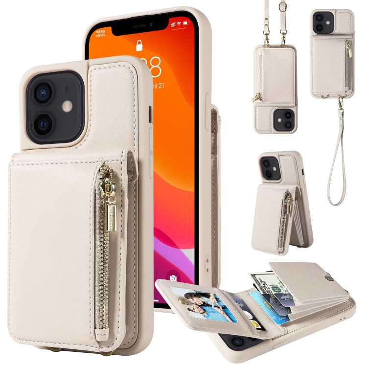 Crossbody Lanyard Zipper Wallet Leather Phone Case, For iPhone 13, For iPhone 12 / 12 Pro, For iPhone 12 Pro Max, For iPhone 11 Pro Max, For iPhone 11, For iPhone 11 Pro, For iPhone X / XS, For iPhone XR, For iPhone XS Max, For iPhone 7 Plus / 8 Plus