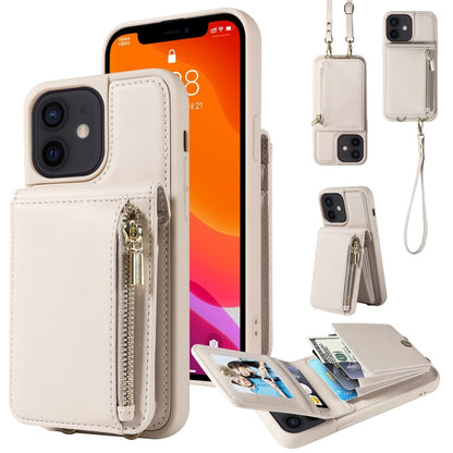 Crossbody Lanyard Zipper Wallet Leather Phone Case, For iPhone 13, For iPhone 12 / 12 Pro, For iPhone 12 Pro Max, For iPhone 11 Pro Max, For iPhone 11, For iPhone 11 Pro, For iPhone X / XS, For iPhone XR, For iPhone XS Max, For iPhone 7 Plus / 8 Plus