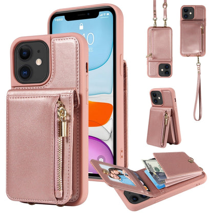 Crossbody Lanyard Zipper Wallet Leather Phone Case, For iPhone 11, For iPhone 11 Pro, For iPhone X / XS, For iPhone XR, For iPhone XS Max, For iPhone 7 Plus / 8 Plus