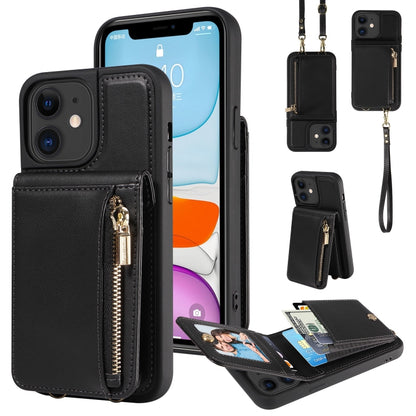 Crossbody Lanyard Zipper Wallet Leather Phone Case, For iPhone 11, For iPhone 11 Pro, For iPhone X / XS, For iPhone XR, For iPhone XS Max, For iPhone 7 Plus / 8 Plus