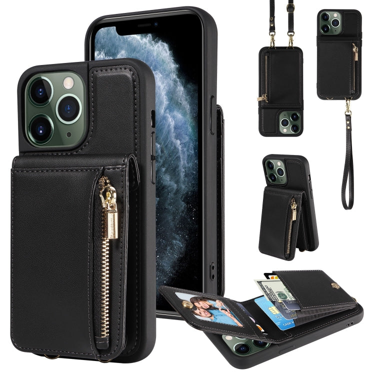 Crossbody Lanyard Zipper Wallet Leather Phone Case, For iPhone 13, For iPhone 12 / 12 Pro, For iPhone 12 Pro Max, For iPhone 11 Pro Max, For iPhone 11, For iPhone 11 Pro, For iPhone X / XS, For iPhone XR, For iPhone XS Max, For iPhone 7 Plus / 8 Plus